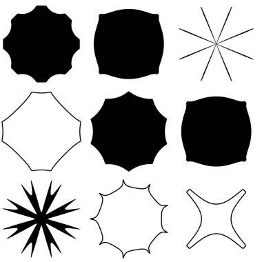 Soyut geometrik simge, sembol ögesi şekli