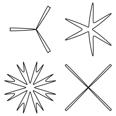 Soyut geometrik simge, sembol ögesi şekli