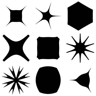 Soyut geometrik simge, sembol ögesi şekli