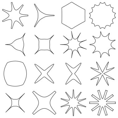 Soyut geometrik simge, sembol ögesi şekli