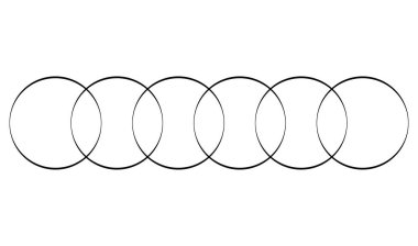 Kesişen, kesişen daireler, halka elementleri