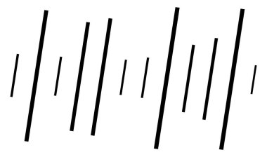 Rastgele çizgiler, çizgi çizgileri ögesi