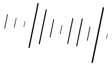 Rastgele çizgiler, çizgi çizgileri ögesi