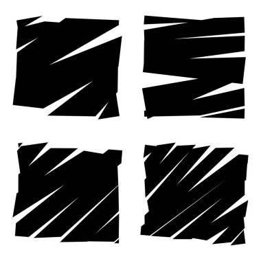 Kırma, kesme, kırılma doku efekti elementi