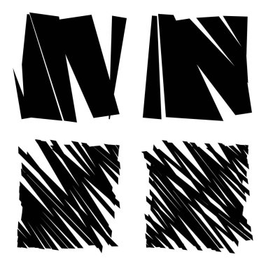 Kırma, kesme, kırılma doku efekti elementi