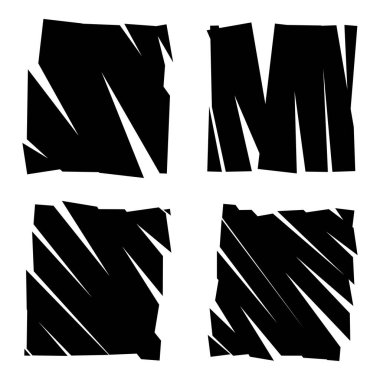 Kırma, kesme, kırılma doku efekti elementi