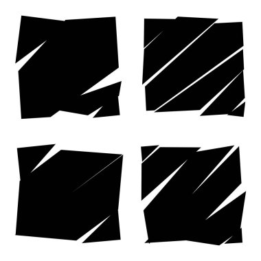 Kırma, kesme, kırılma doku efekti elementi