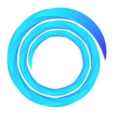 Dairesel spiral, girdap ve dönme elementi