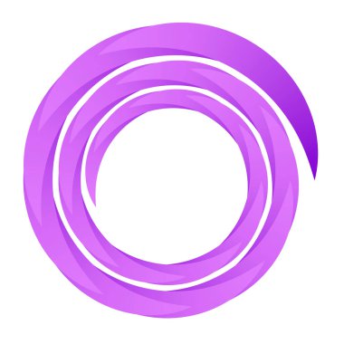 Dairesel spiral, girdap ve dönme elementi