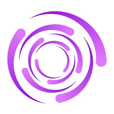 Dairesel spiral, girdap ve dönme elementi