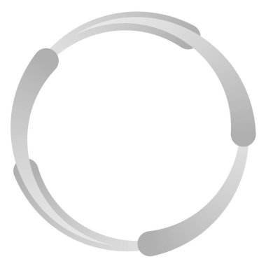 Dairesel spiral, girdap ve dönme elementi