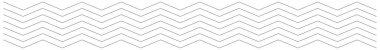 Dalgalı, zig-zag çizgileri, çizgili elementler. Stock vektör illüstrasyonu, klip- art grafikleri