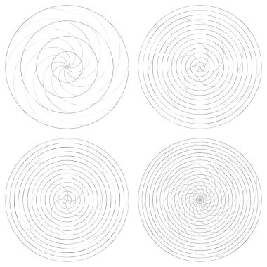 Soyut spiral, girdap ve dönme elementi. Volt, sarmal vektör