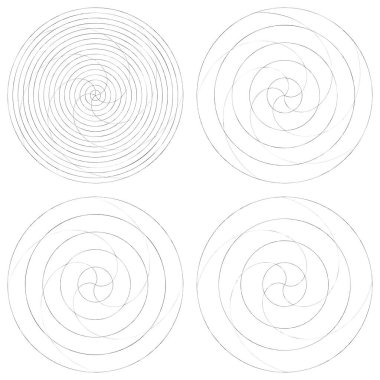 Soyut spiral, girdap ve dönme elementi. Volt, sarmal vektör
