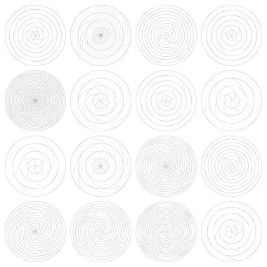 Soyut spiral, girdap ve dönme elementi. Volt, sarmal vektör