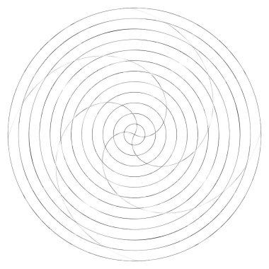 Soyut spiral, girdap ve dönme elementi. Volt, sarmal vektör