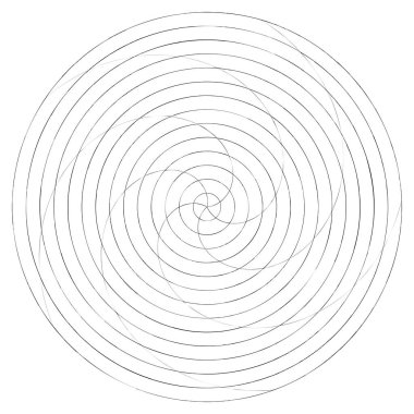 Soyut spiral, girdap ve dönme elementi. Volt, sarmal vektör