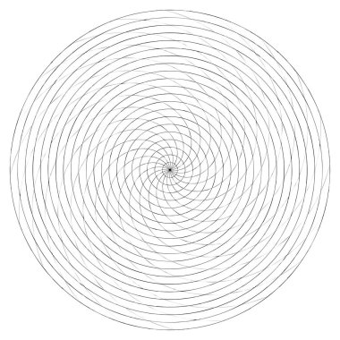 Soyut spiral, girdap ve dönme elementi. Volt, sarmal vektör