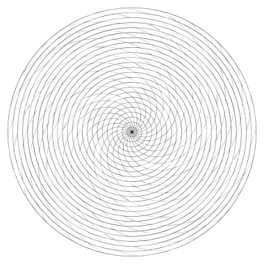 Soyut spiral, girdap ve dönme elementi. Volt, sarmal vektör