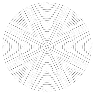Soyut spiral, girdap ve dönme elementi. Volt, sarmal vektör