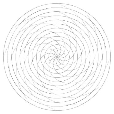 Soyut spiral, girdap ve dönme elementi. Volt, sarmal vektör