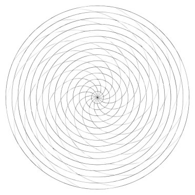 Soyut spiral, girdap ve dönme elementi. Volt, sarmal vektör