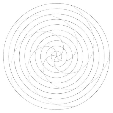 Soyut spiral, girdap ve dönme elementi. Volt, sarmal vektör