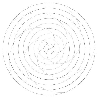 Soyut spiral, girdap ve dönme elementi. Volt, sarmal vektör
