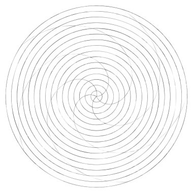 Soyut spiral, girdap ve dönme elementi. Volt, sarmal vektör