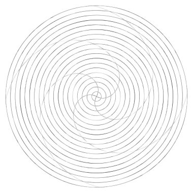 Soyut spiral, girdap ve dönme elementi. Volt, sarmal vektör