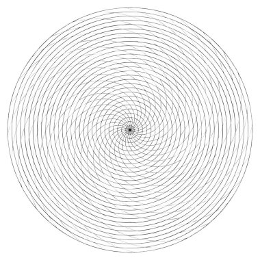 Soyut spiral, girdap ve dönme elementi. Volt, sarmal vektör