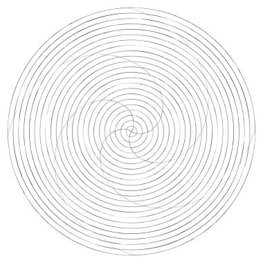 Soyut spiral, girdap ve dönme elementi. Volt, sarmal vektör