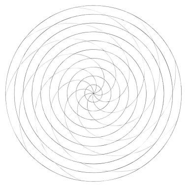 Soyut spiral, girdap ve dönme elementi. Volt, sarmal vektör