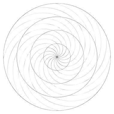 Soyut spiral, girdap ve dönme elementi. Volt, sarmal vektör