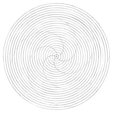 Soyut spiral, girdap ve dönme elementi. Volt, sarmal vektör