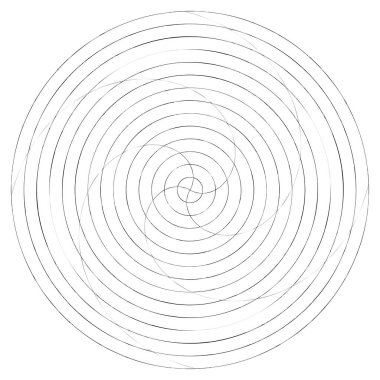Soyut spiral, girdap ve dönme elementi. Volt, sarmal vektör