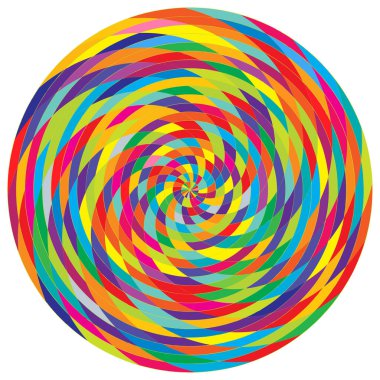 Soyut spiral, girdap ve dönme elementi. Volt, sarmal vektör