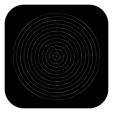 Soyut spiral, girdap ve dönme elementi. Volt, sarmal vektör