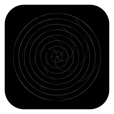 Soyut spiral, girdap ve dönme elementi. Volt, sarmal vektör