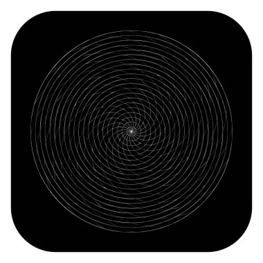 Soyut spiral, girdap ve dönme elementi. Volt, sarmal vektör