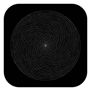 Soyut spiral, girdap ve dönme elementi. Volt, sarmal vektör