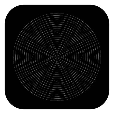 Soyut spiral, girdap ve dönme elementi. Volt, sarmal vektör