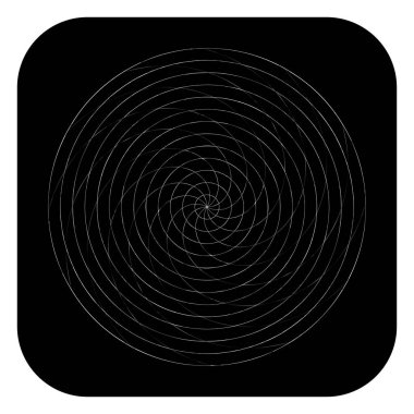 Soyut spiral, girdap ve dönme elementi. Volt, sarmal vektör