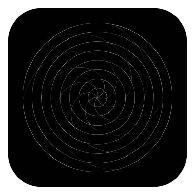 Soyut spiral, girdap ve dönme elementi. Volt, sarmal vektör