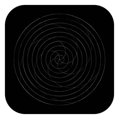 Soyut spiral, girdap ve dönme elementi. Volt, sarmal vektör