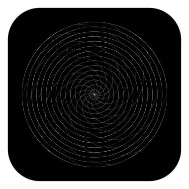 Soyut spiral, girdap ve dönme elementi. Volt, sarmal vektör