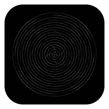 Soyut spiral, girdap ve dönme elementi. Volt, sarmal vektör