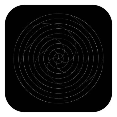 Soyut spiral, girdap ve dönme elementi. Volt, sarmal vektör