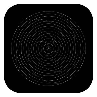 Soyut spiral, girdap ve dönme elementi. Volt, sarmal vektör