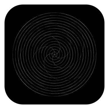 Soyut spiral, girdap ve dönme elementi. Volt, sarmal vektör